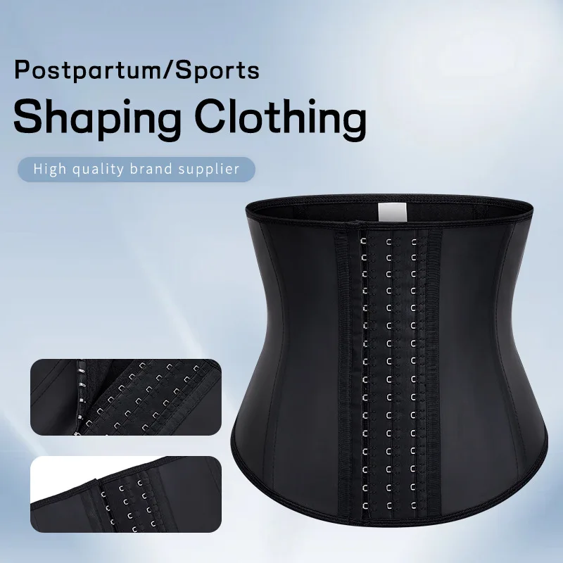 Fajas Colombian Women Girdles Waist Trainer Corsets Compression Tummy Control Sheath Slim Flat Stomach Modeling Belt Weight Loss