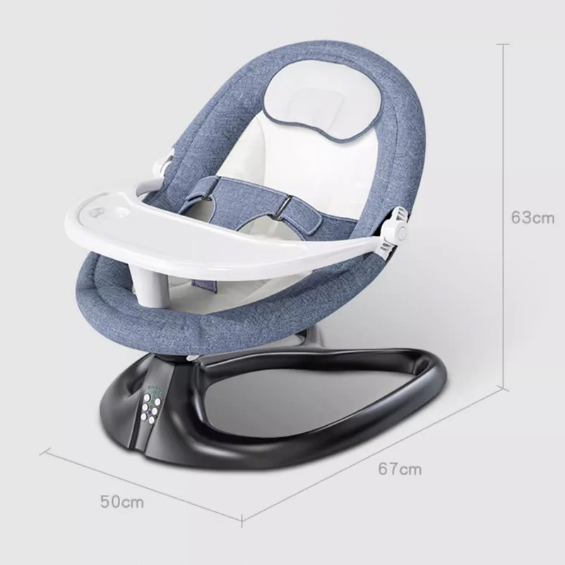 Baby Electric Rocking chair Newborns Sleeping Cradle Bed Swing Chair with Remote Control Bluetooth Music Baby Cot For Baby 0-3Y