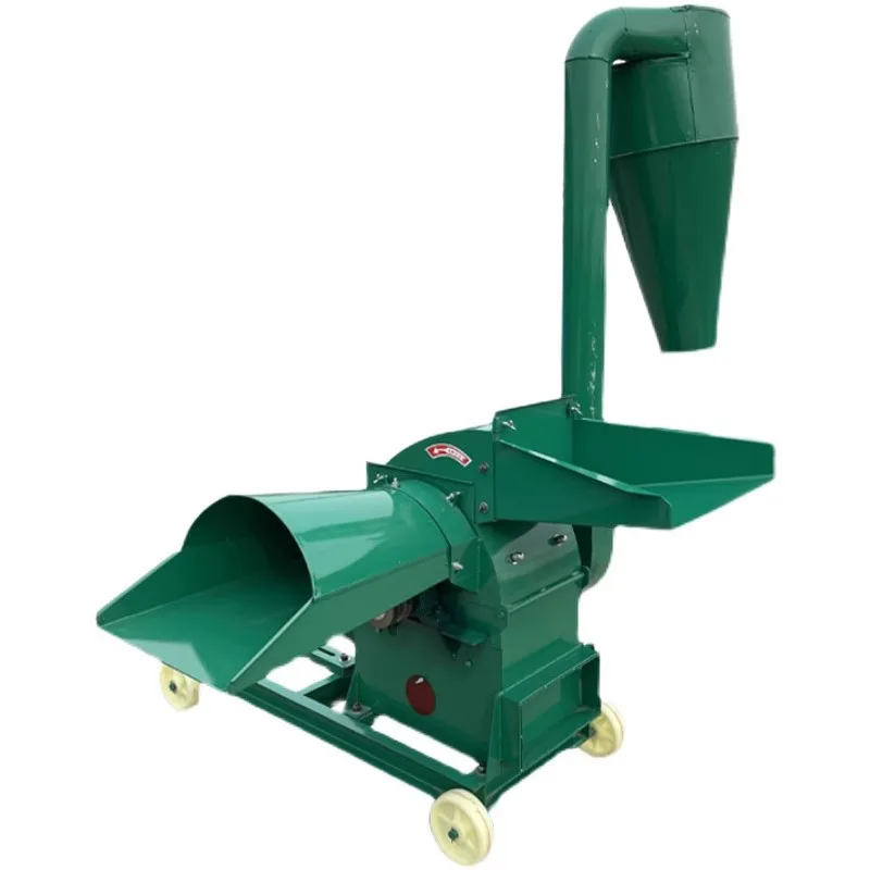 

Feed crusher Large double-mouth corncob straw bran multi-functional crusher