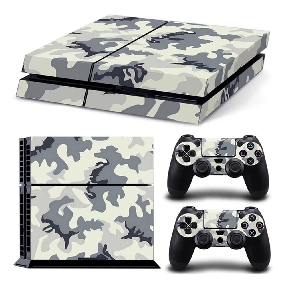 Skin Wrap for PS4 Console Protective Sticker Cover Full Vinyl Decal for Playstation 4 Controller