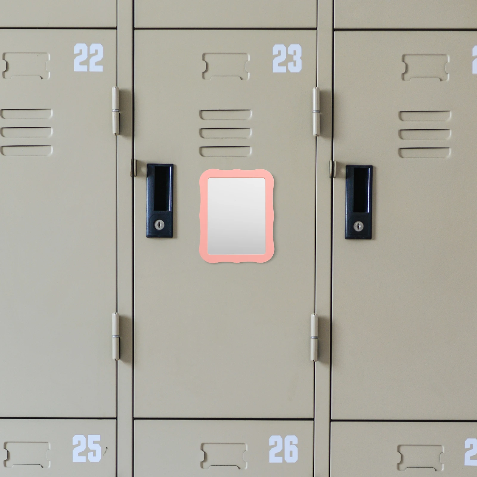 

Compact Magnetic Vanity Mirror 5.3x6.9 Inch Strong Hold on Iron Surfaces Ideal for Locker Bathroom Toolboxes Portable Dressing