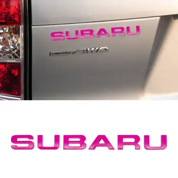 適用於斯巴魯 Forester XV Outback Impreza Legacy STI WRX BRZ 的金屬汽車後備箱標誌字母貼紙徽章貼花配件 8 最佳銷售 速霸陸標誌 - №5