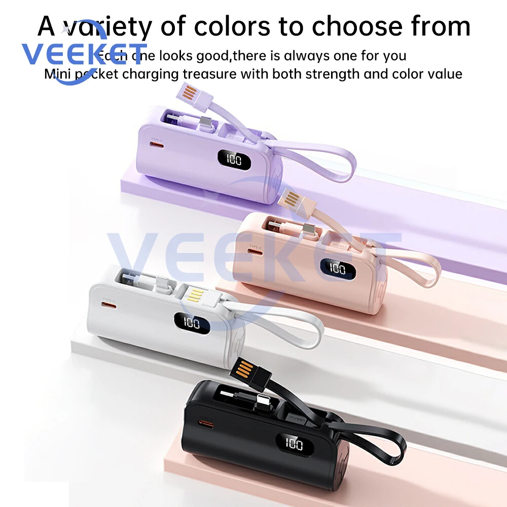 Sin soldadura 21700 Power Bank 2 en 1 Caja de batería de cargador rápido de gran capacidad Caja de bricolaje con soporte