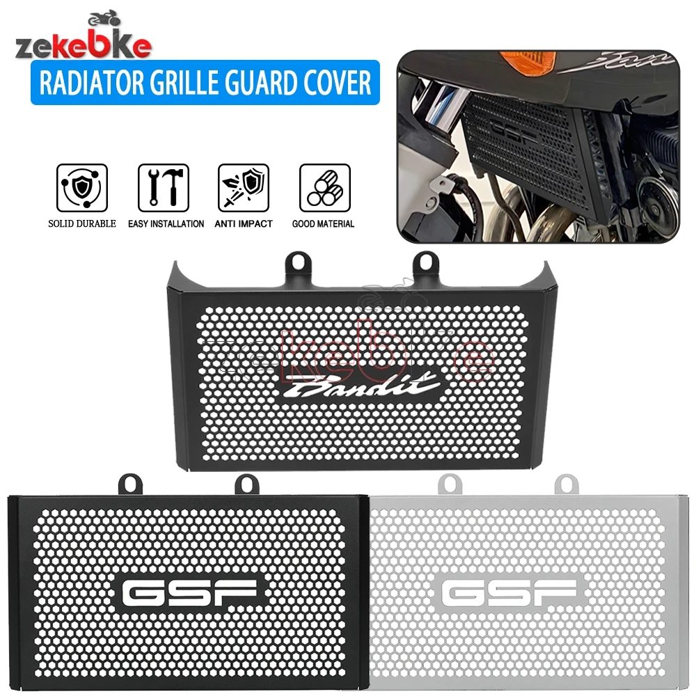 

Motorcycle Radiator Grille Guard Cover Oil Cooler Guards For SUZUKI GSF600 GSF600S GSF650 GSF650S Bandit GSF 600 650 S 1995-2006