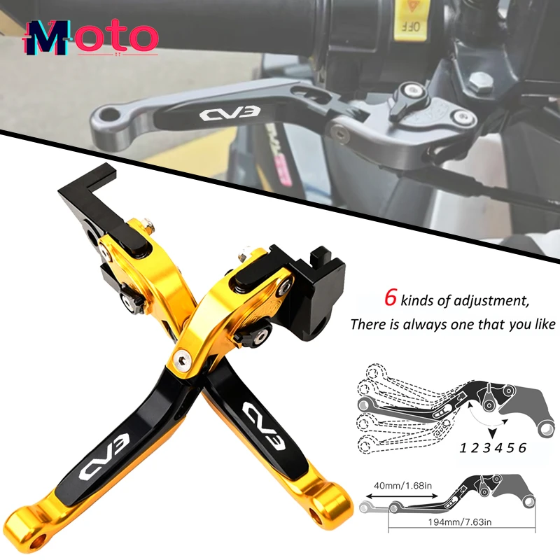 

2024 Motorcycle Adjustable Short Brake Clutch Levers For KYMCO CV3 CV 3 2019-2020 2021 2022 2023 Motorcycle CNC Accessories