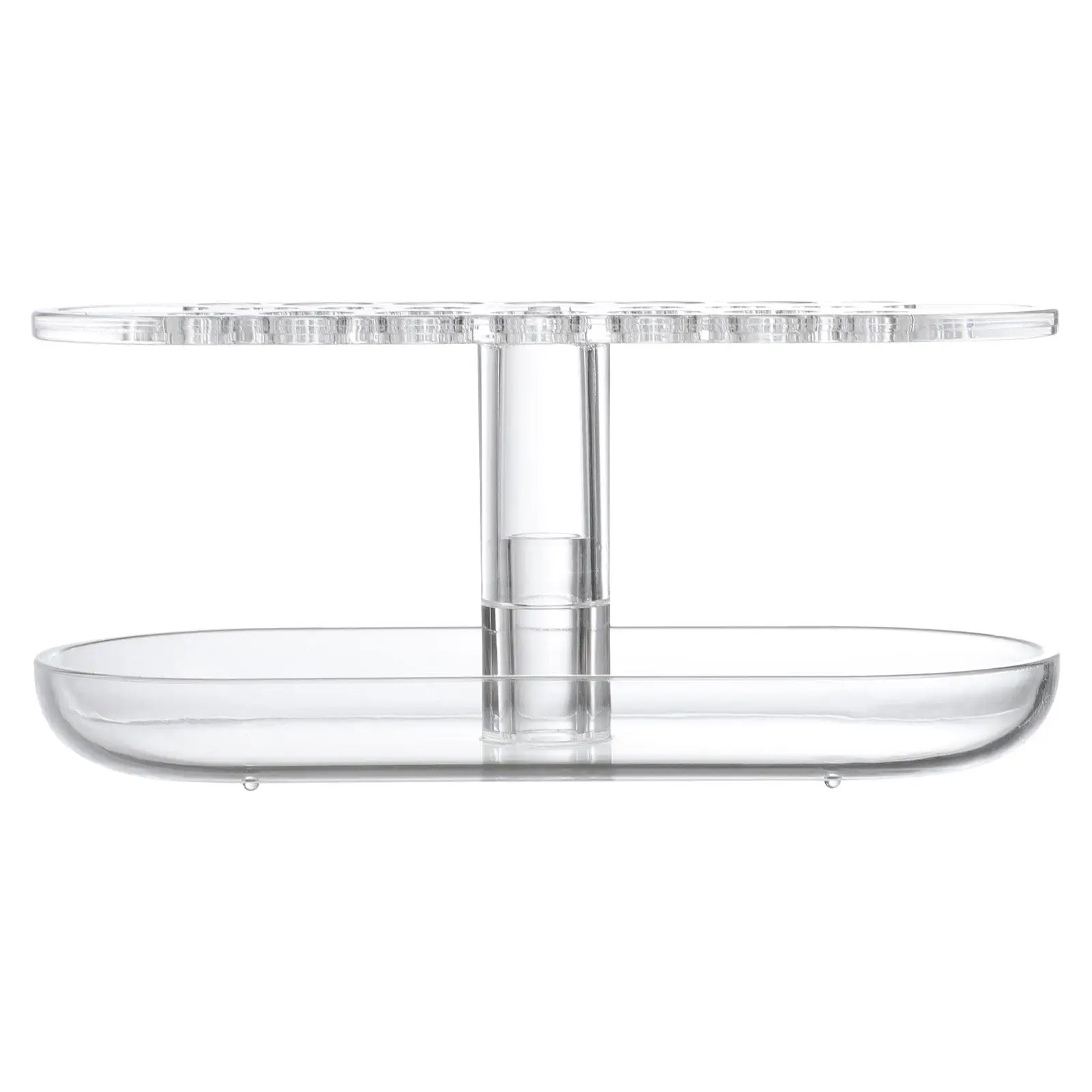 1Pcs Acrylic Makeup Brush Drying Rack Minimalist Brush Holder with Multi-Size Holes for Air Drying Washing Craft Nail
