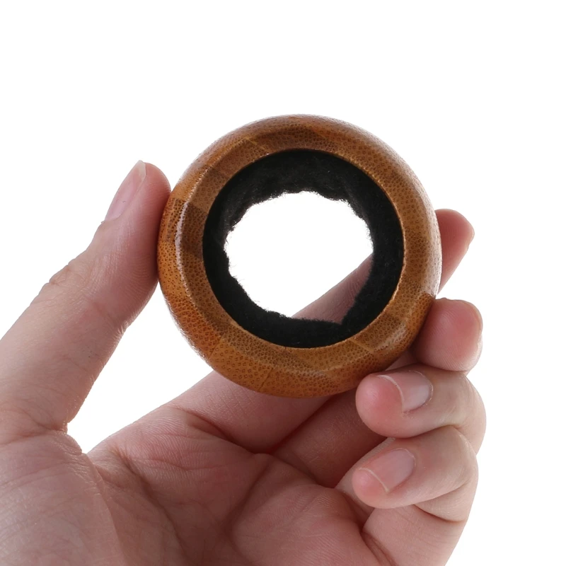 L69A Wooden Red Wine Bottle Drip Drop Proof Stop Collar Ring Home Bar Accessories New