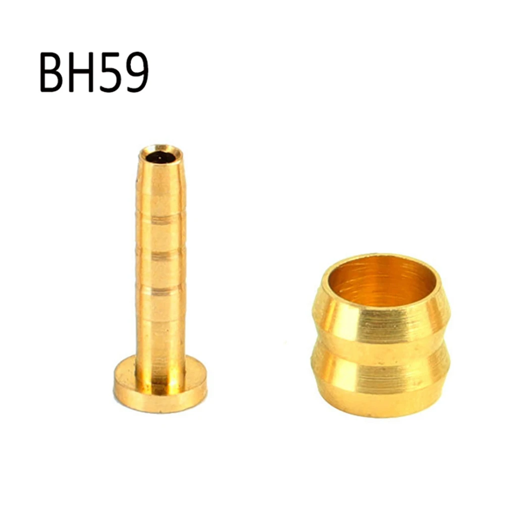 20Pcs Bicycle Brake Olive Brass Connecting Insert Kit for Shimano BH59 Hydraulic Disc Brake Hose,4