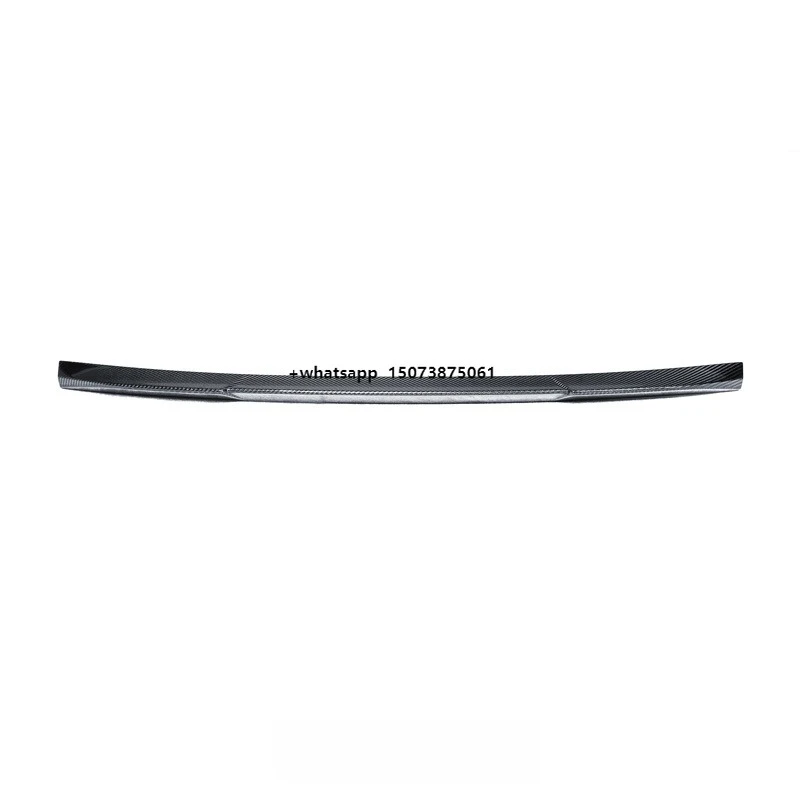 Paktechz Prepreg Dry Carbon Fiber Ducktail Trunk Lip Rear Spoiler for RS7 C8