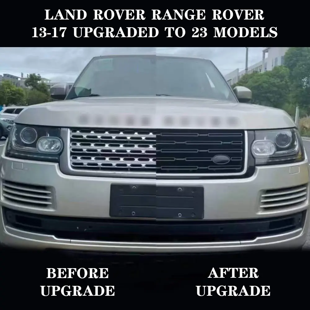 الشبكة الأمامية لسيارة رينج روفر فوغ L405 2018-2022 ترقية إلى إصدار 2023 ملحقات السيارة #2