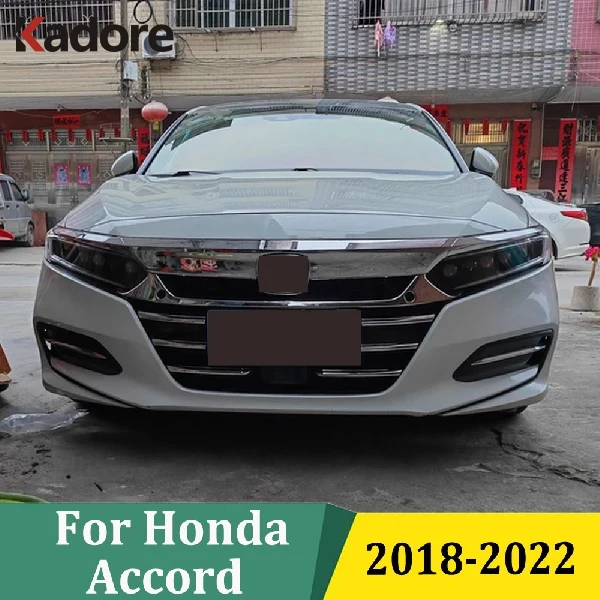 

Для Honda Accord 2018-2020 (10-е поколение) — хромированная накладка на переднюю решетку радиатора, декоративная защитная наклейка, внешние аксессуары