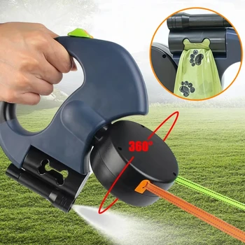 LED Double-Ended Retractable Dog Leash 1