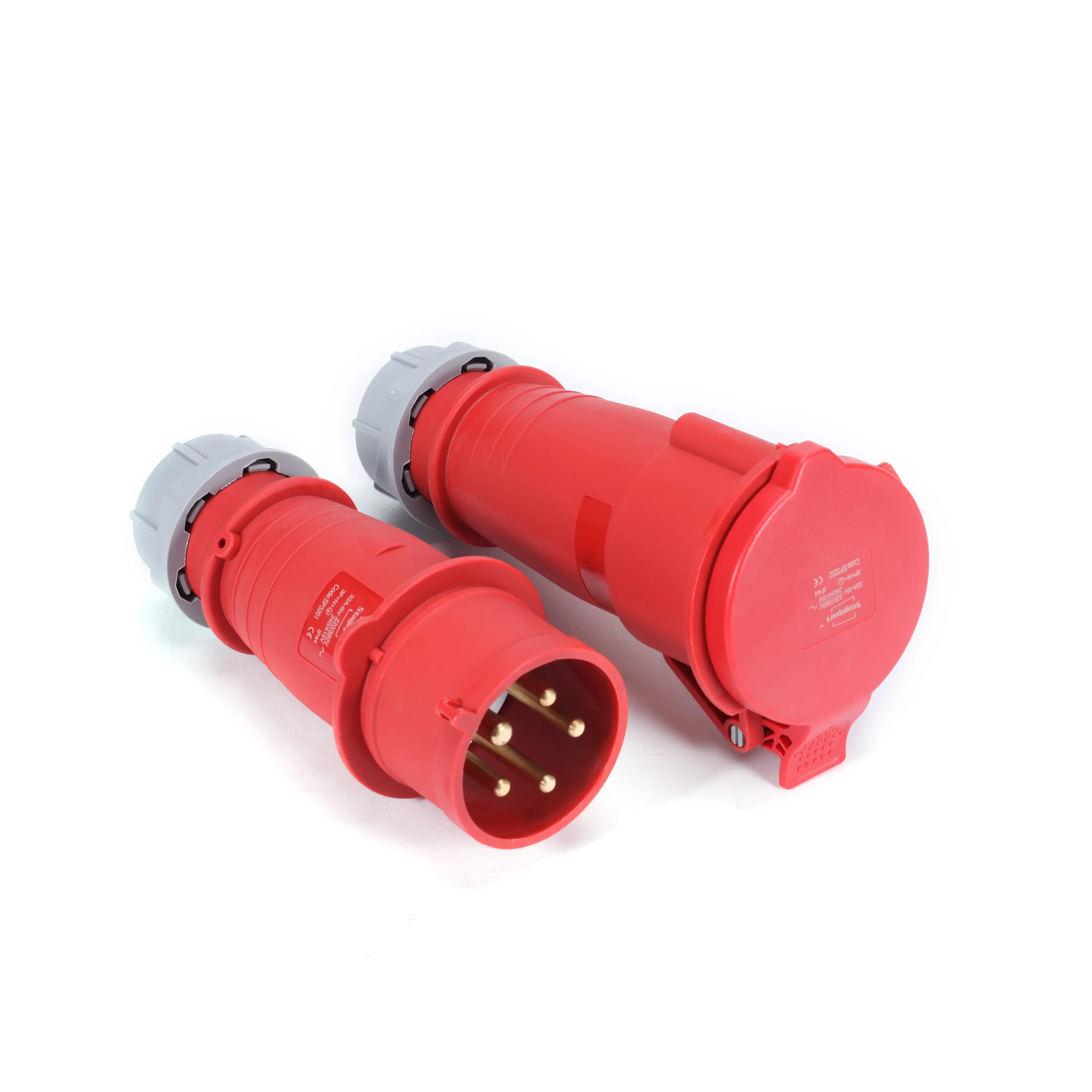 

Stage Equipment 5x 6mm 32A CEE 5pin Plug In/out Power Extension Cable with Cable Tie