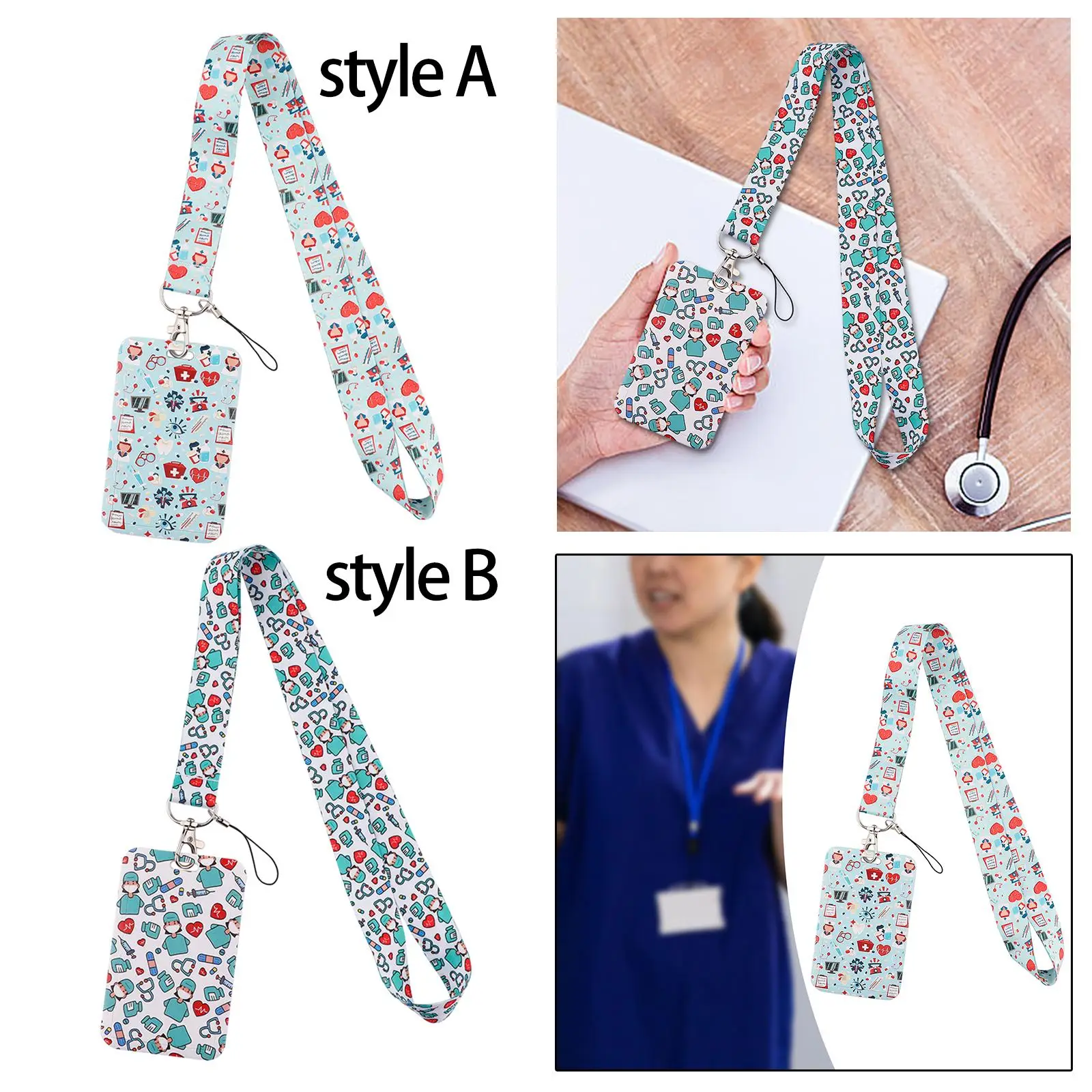 เคส sampul kartu บัตรประจำตัวประชาชนแบบพกพากระเป๋าใส่บัตรอุปกรณ์เสริมสำหรับใช้ในครัวเรือนเดินทางการ์ดเกมของขวัญวันเกิดพยาบาล