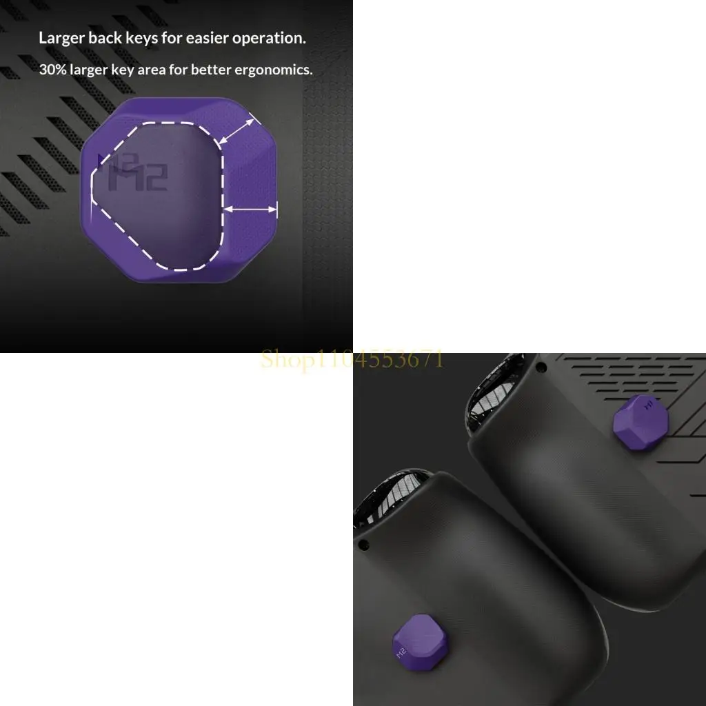 Best Seller 4pcs Button Protections Kit Compatible for Dedicated Gaming Device Boosts Tactile Feedback Easy Removal No Residues