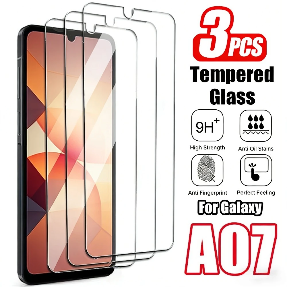 

3Pcs Ultra HD Screen Protector for Samsung Galaxy A07 A17 A25 A26 A35 A55 A56 Tempered Glass for Samsung A06 A15 A16 A36 A53 A73
