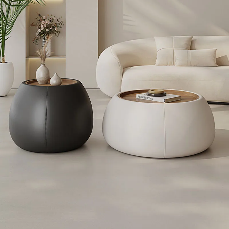 

Luxury Modern Coffee Tables Wood Nordic Premium Round Coffee Tables Books Minimalist Mesas De Centro Para Sala Home Furniture