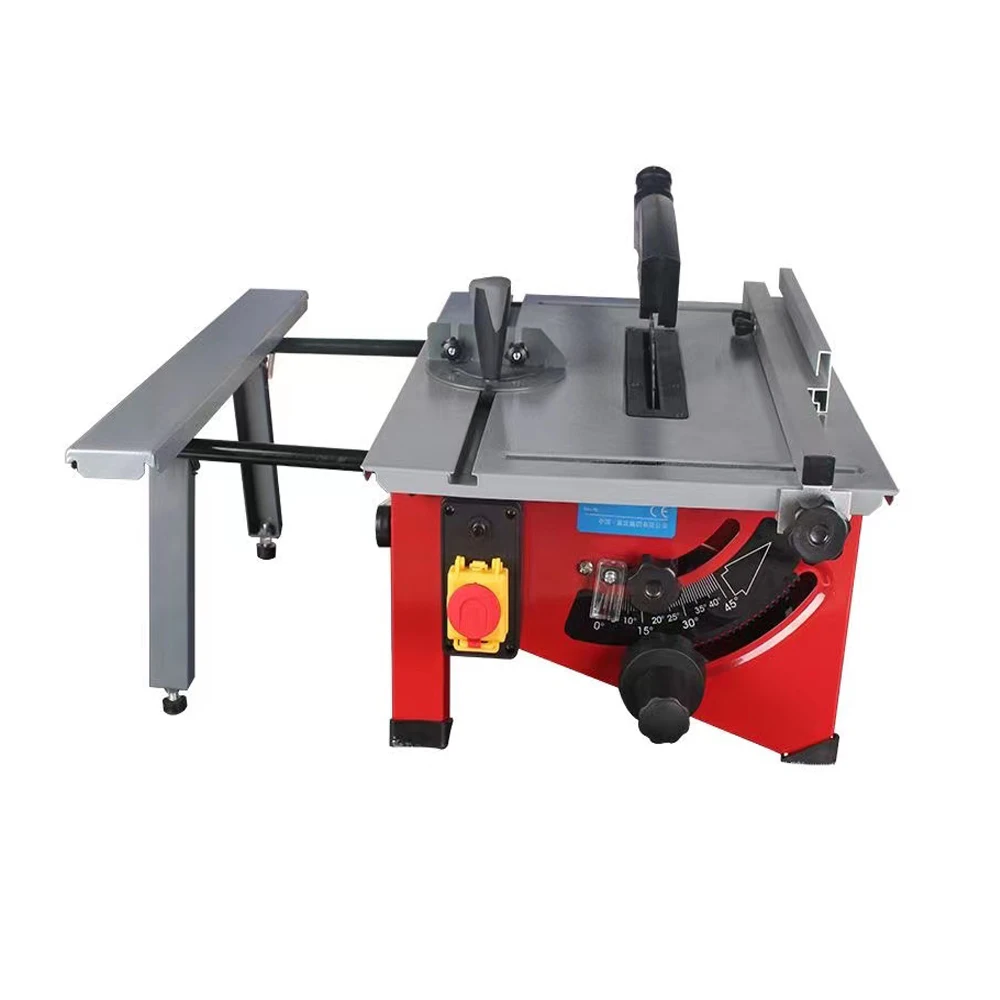 

8 Inch Sliding Table Saw 220V Electric Woodworking Dustproof Cutting Machine Multi-Function Angle Adjustable 210MM Wooden 900W