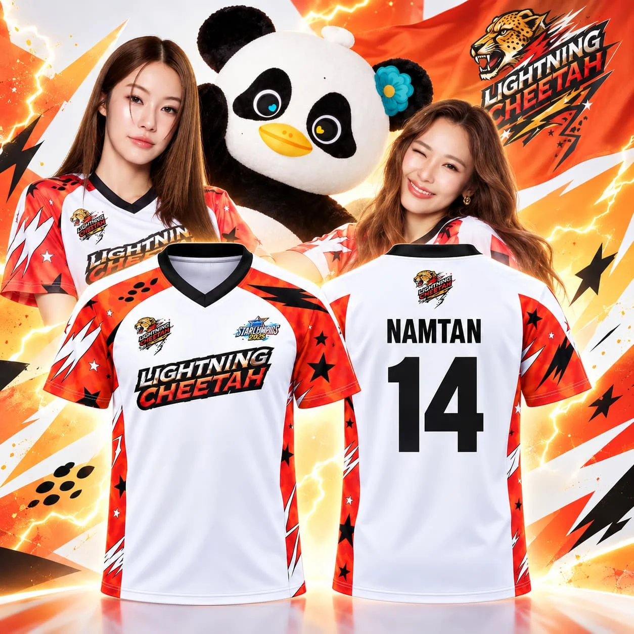 Thailand Gmmtv Starlympics 2026 NamtanFilm GL CP Fans Sports Day 3D Printed Unisex Vneck T Shirt Women's Tshirt Men Tee Jersey