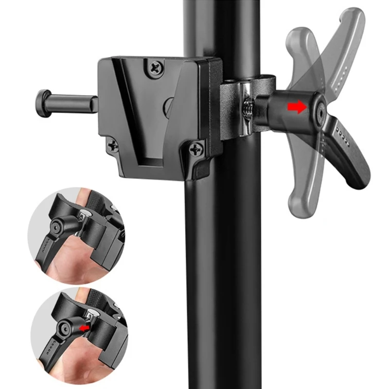 V-Lock Quick Release Mount Adapter Multipurpose Super Crabbing Clamp For DSLR Camera 24BB