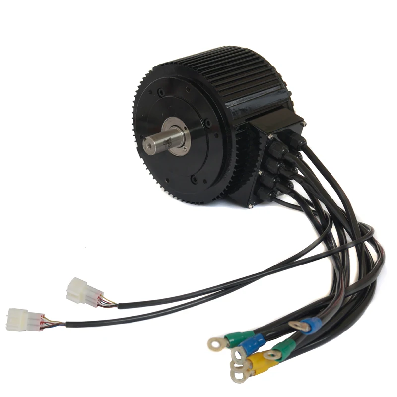 Air Cooling 10KW 48V 72V Brushless BLDC PMSM Motor Electric Motorcycle Conversion Kit Bike Kit