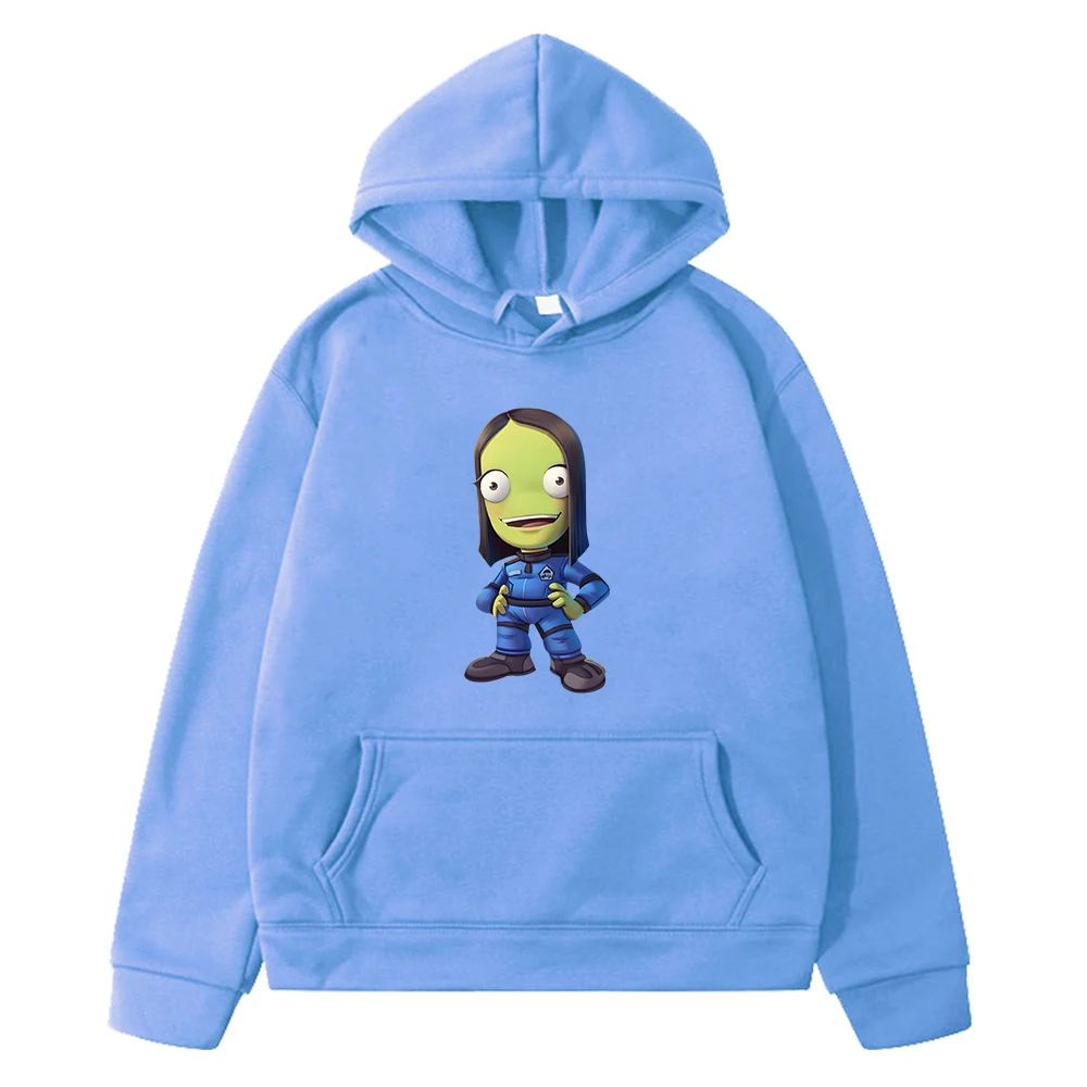 

Kerbal Space Program Hoodie Long Sleeve Children Cartoon Sweatshirt Soft Fleece Boys and Girls Hooded Pullovers Kawaii Printing