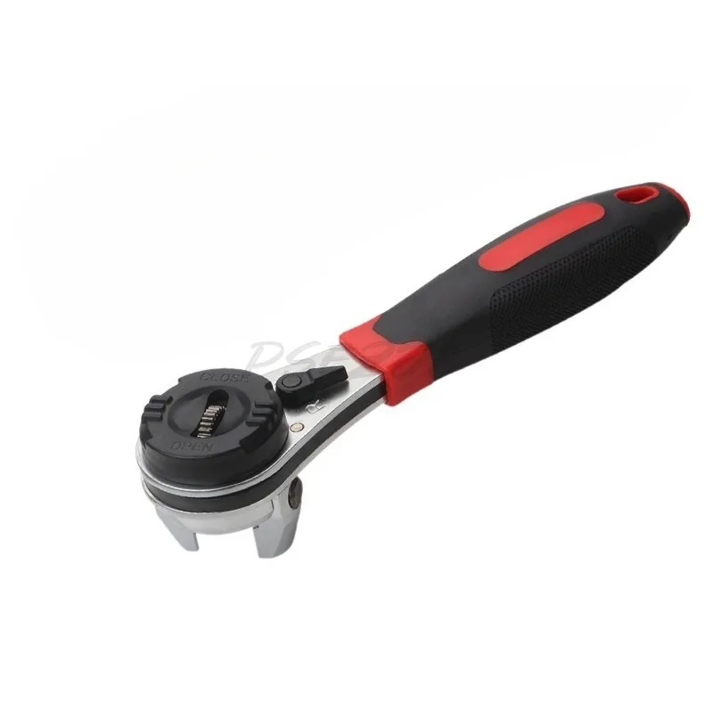 Multifunctional Ratchet Wrench Adjustable Bidirectional Quick 6-22mm Metric and British Plate Quick Wrench