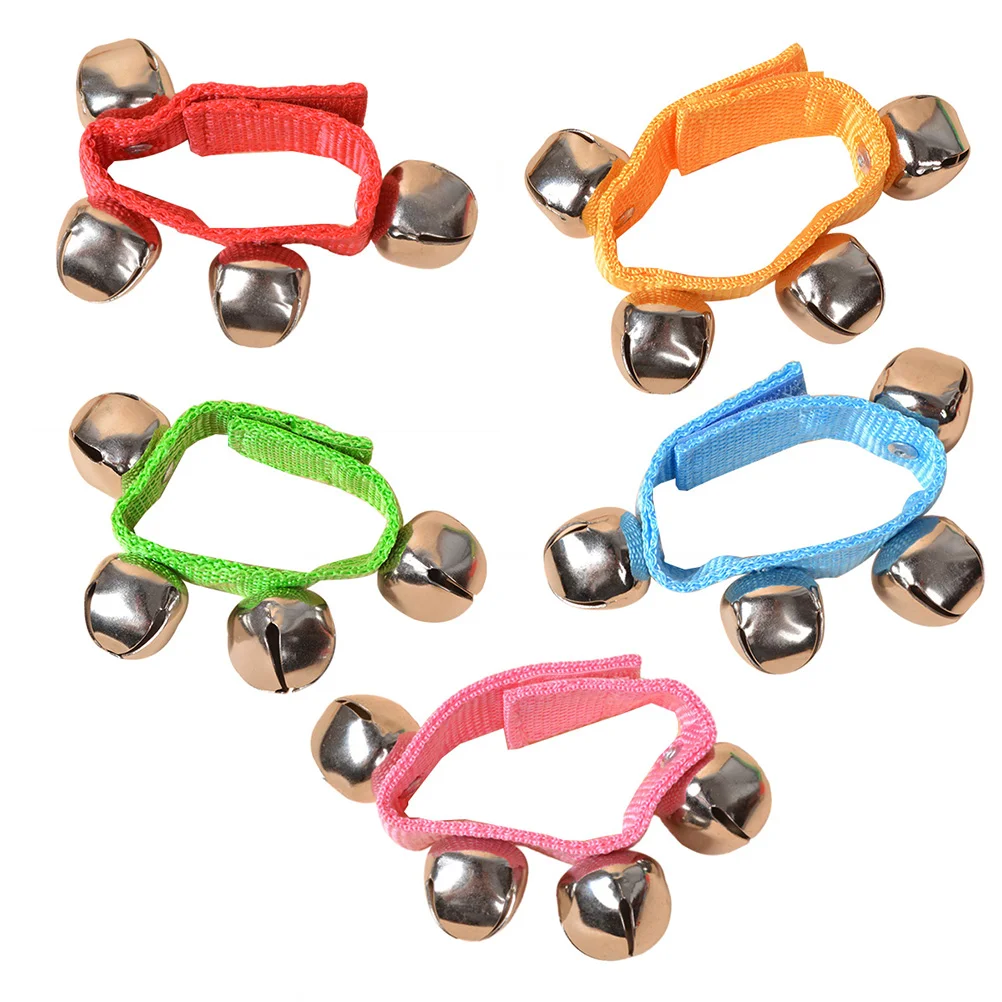 

10 Pcs Hand Crank Child Children’s Toys Musical Tambourine Shaking Bell Rhythm