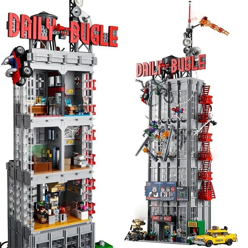 In stock With Original Box 76178 The Bugle Building Of Daily Buglet 3772 PCS Building Blocks Bricks