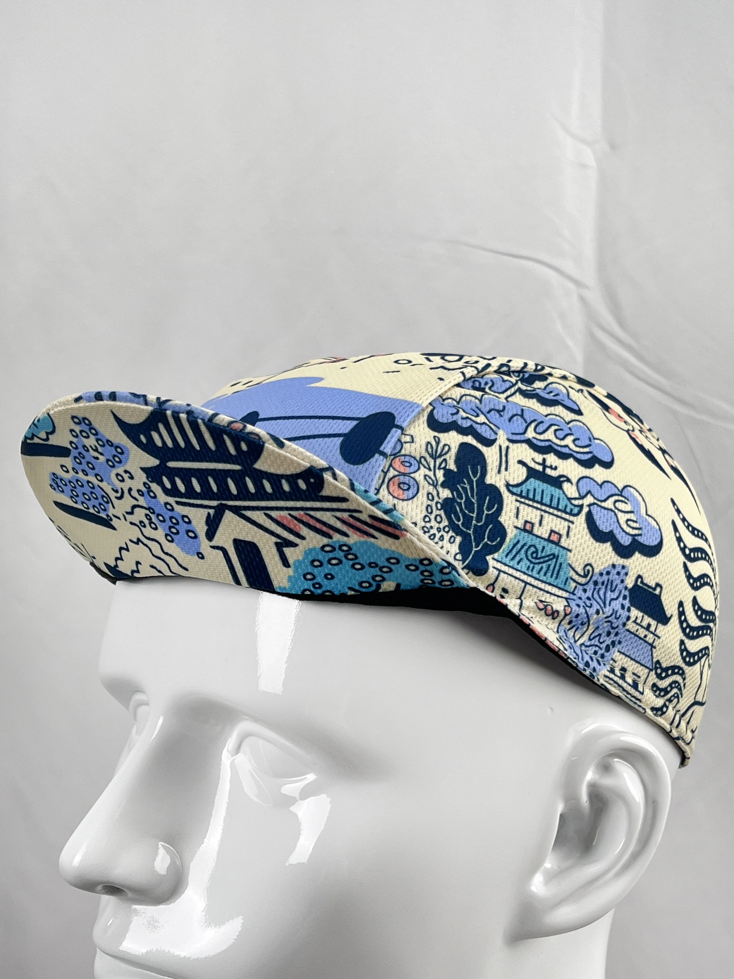 Classical Cycling Caps Summer Breathable Sports Quick Dry Bicycle Hats Polyester Black Blue Hats Men and Women image 5