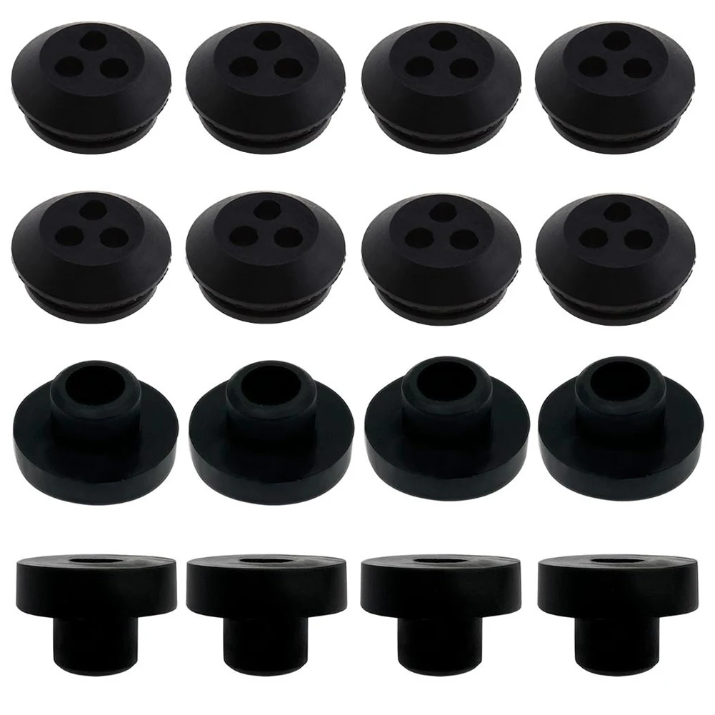 Black Lawnmower Accessory Compatible With Lawnmower Engine Lawn Care Parts Replacement Grommets Set Versatile Machinery Use
