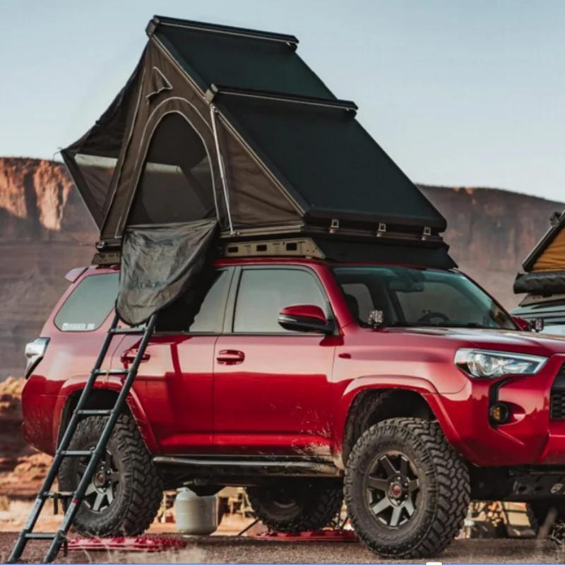 xx-Aluminium Alloy Hard Shell Waterproof 4WD 4X4 SUV Jeep Wrangler Car Rooftop Tent^