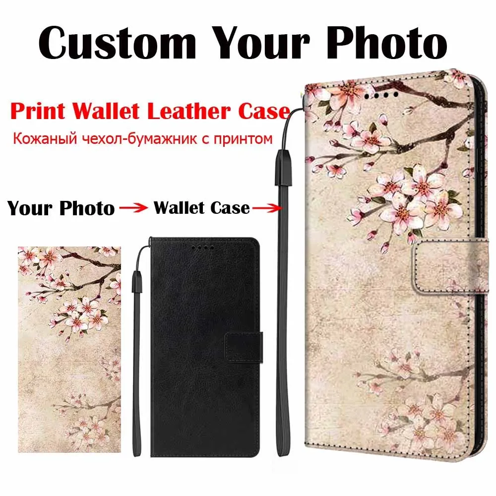 

Customized DIY Phone leather Case For Realme 12 Pro 12Pro+ 11 11X 10 10Pro 9Pro 9i 8i 8 7 6pro C55 C53 C20 Wallet Custom leather