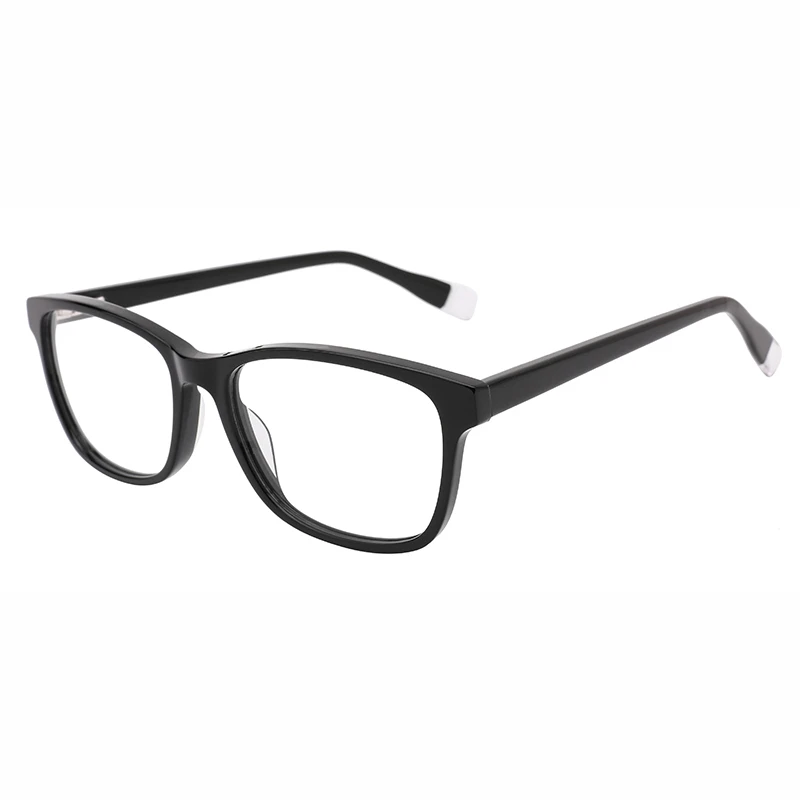 Kirka Men's sheet optical glasses frame large  rectangle adult glasses prescription myopia glasses frame blackWD2225
