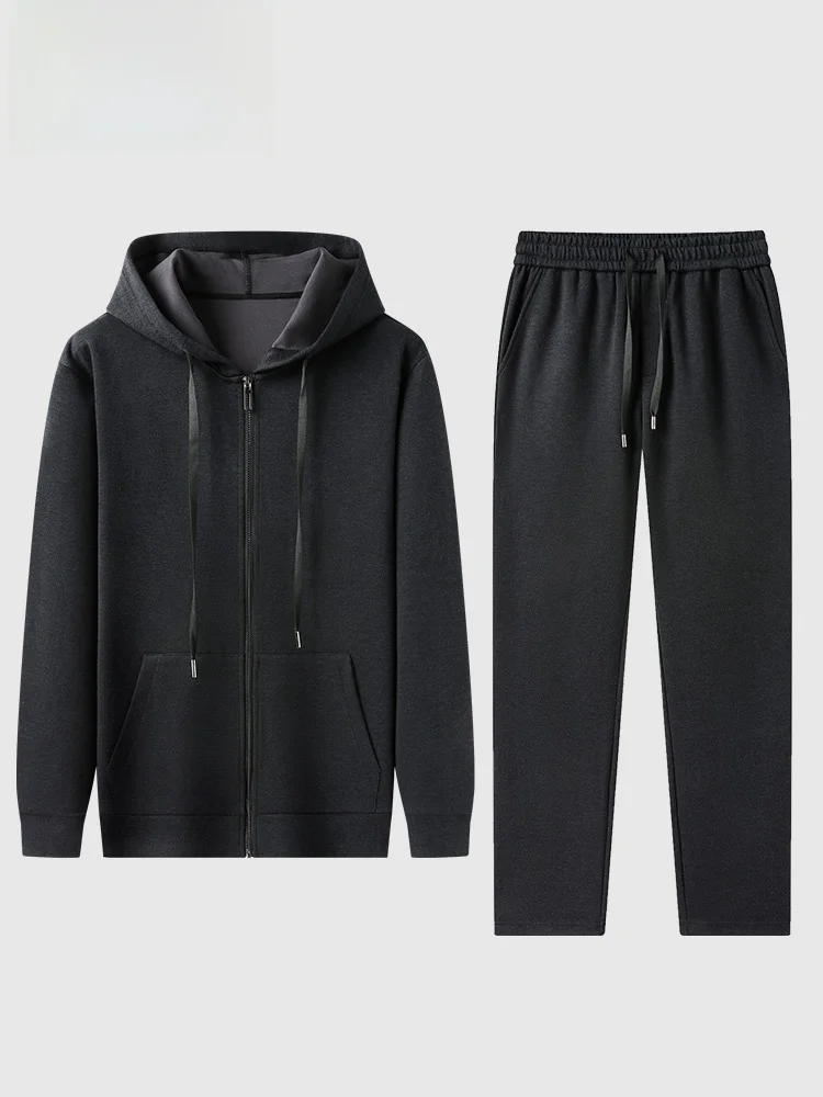 

Повседневный кардиган Camere с капюшоном, свитер Jaet Fitn, рабочая одежда, спортивные штаны, комплект из двух предметов для мужчин, молодежное полиэфирное волокно