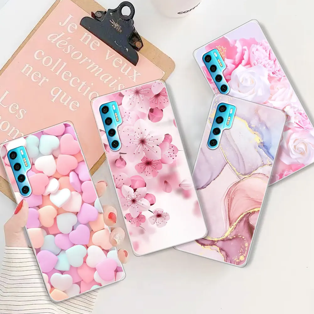 For TCL 20 Pro 5G Case Back Cover TCL20 Pro 5G T810H Clear Shockproof Soft Silicone Phone Case on TCL 20 SE /TCL 20 5G Coque