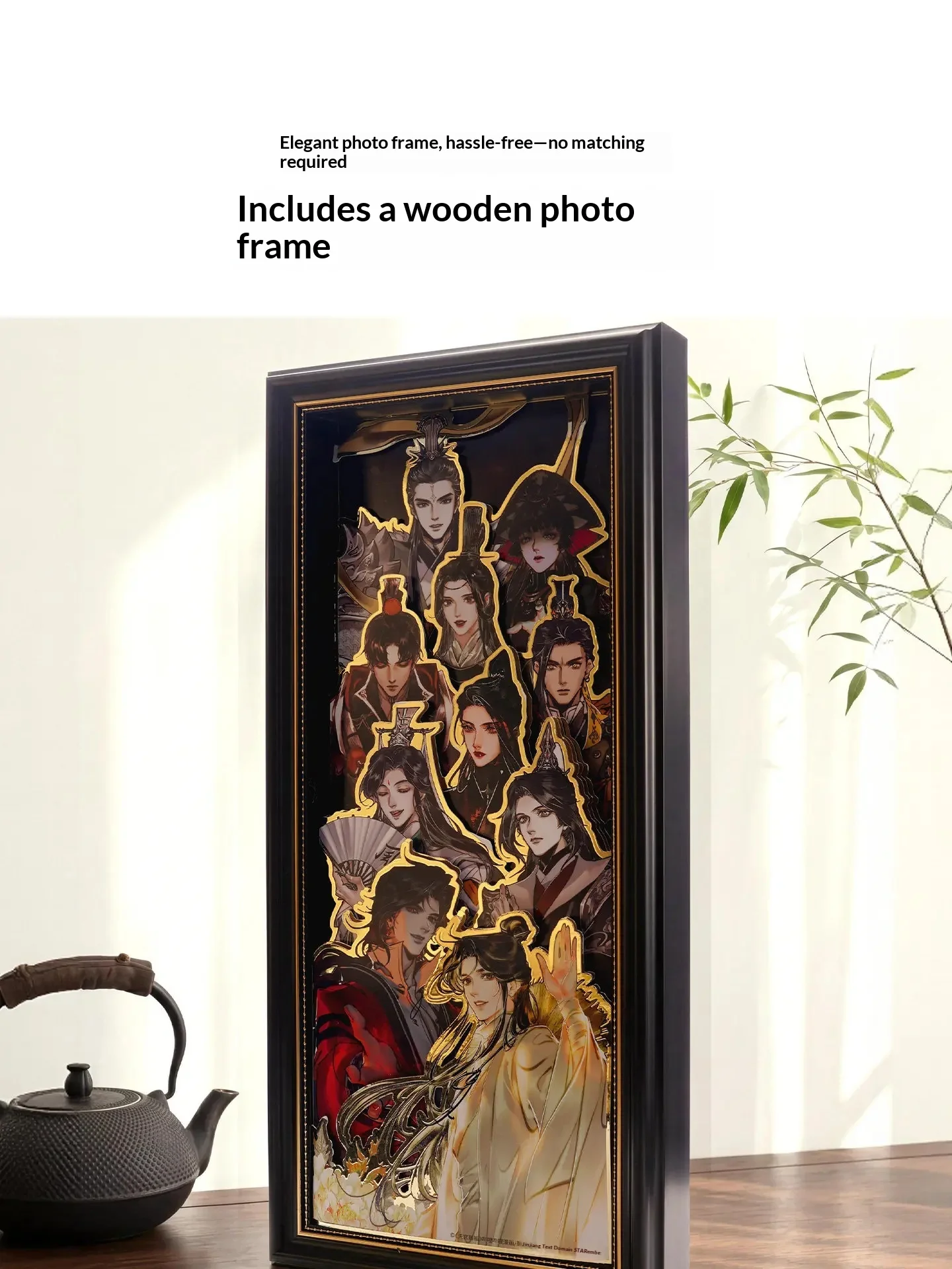 TOI Heaven Official's Blessing Vertical Jigsaw Puzzle With Frame DIY Handmade Wall Hanging Decor Anime Collectible Art Gift
