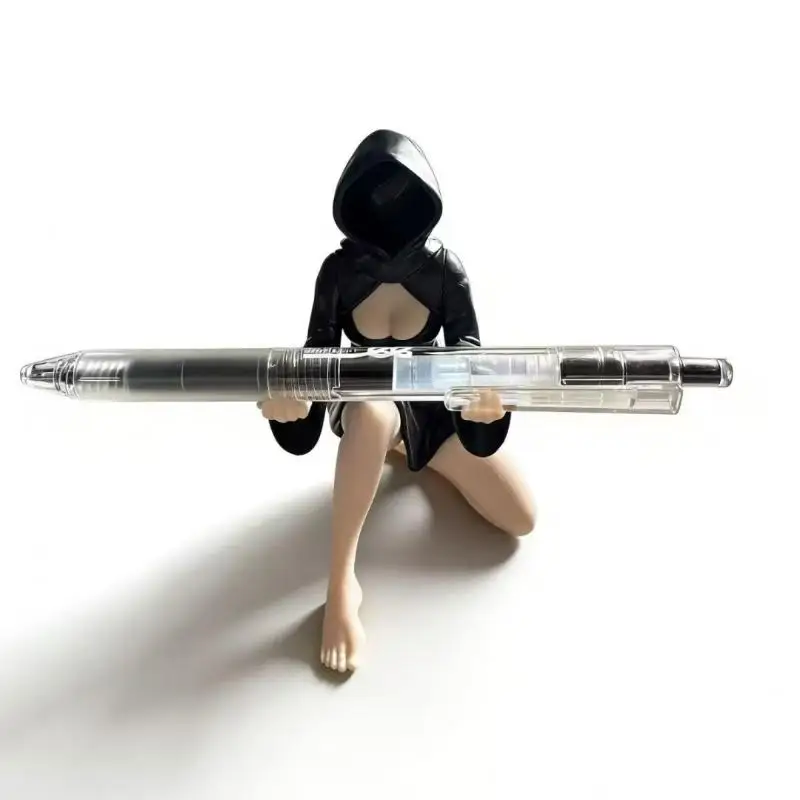 [S]Gothic Mysterious Black Robe Queen Pen Holder Phone Stand Desktop Ornament Bookshelf Sculpture Collectible Figure Home Decor