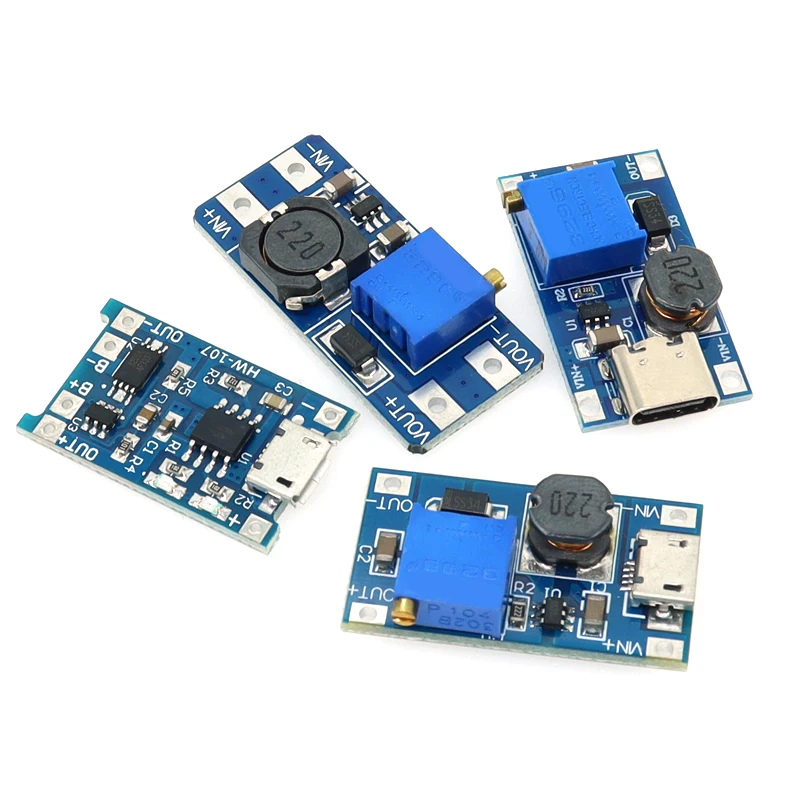 5Pcs MT3608 DC-DC Step Up Converter Booster Power Supply Module Boost Step-up Board MAX output 28V 2A for arduino diy kit