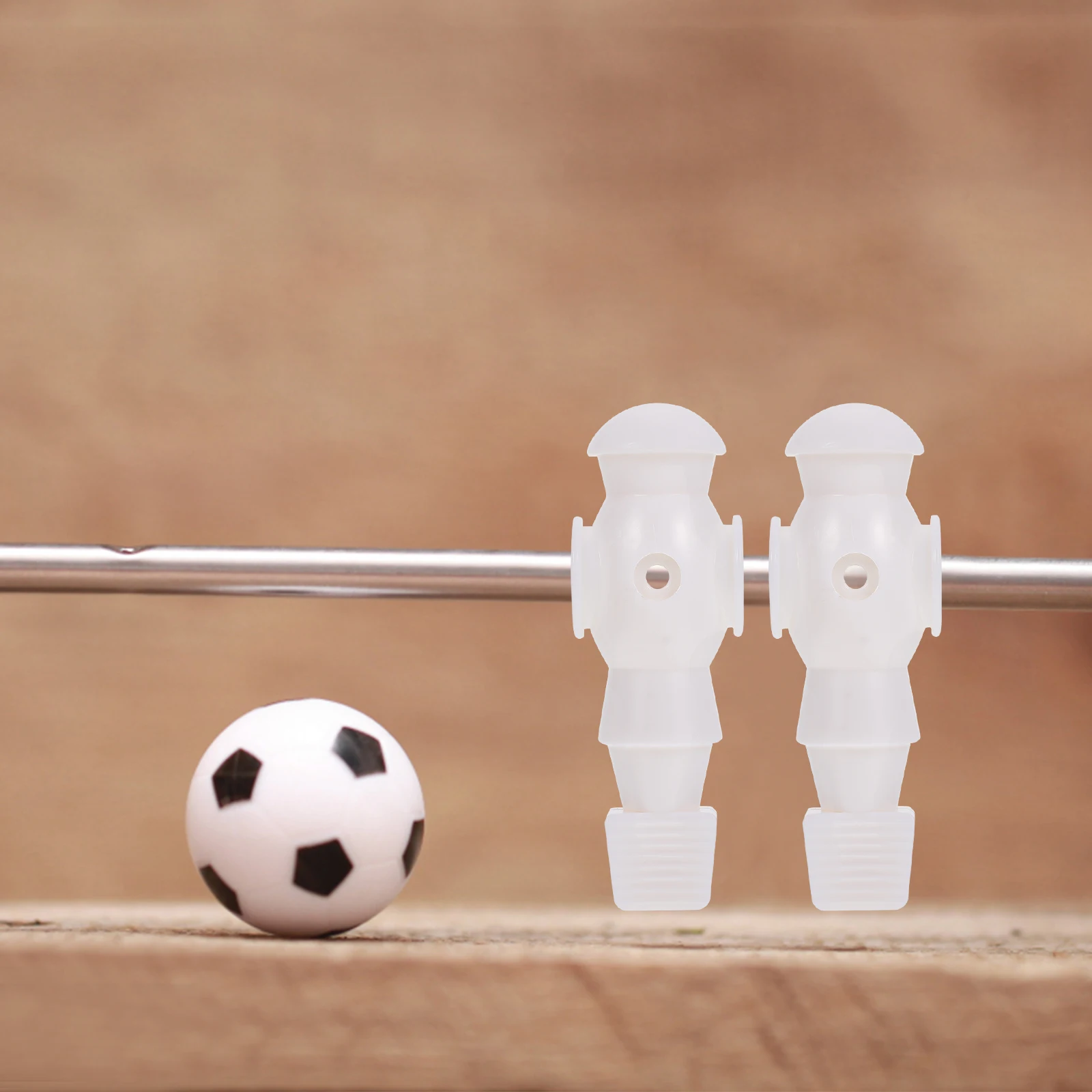 

4pcs Foosball Table Players Replacement White Resin Soccer Machine Men Durable Lightweight Mechanical For Football Parts