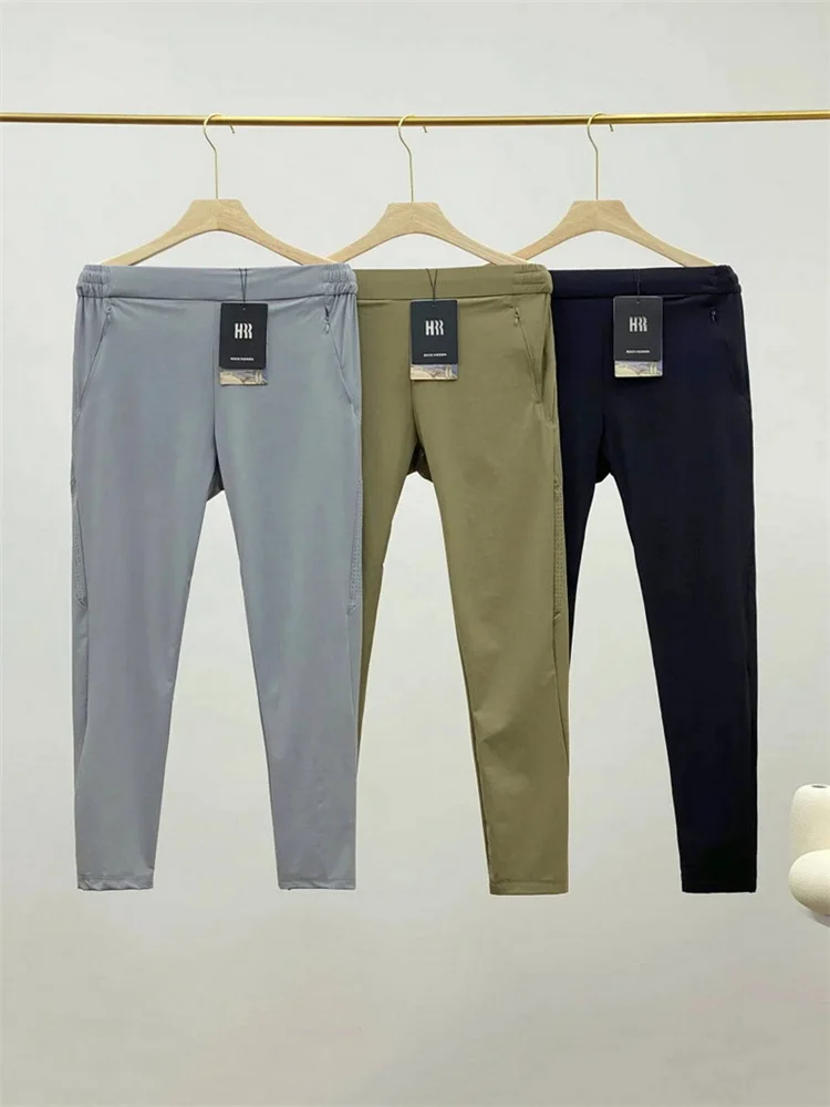 

New Outdoor Qui Dry Breathable Cool Feeling Sun Protection Loose Straight Leg Sports Pants Men Summer Lightweight Casual Tr...