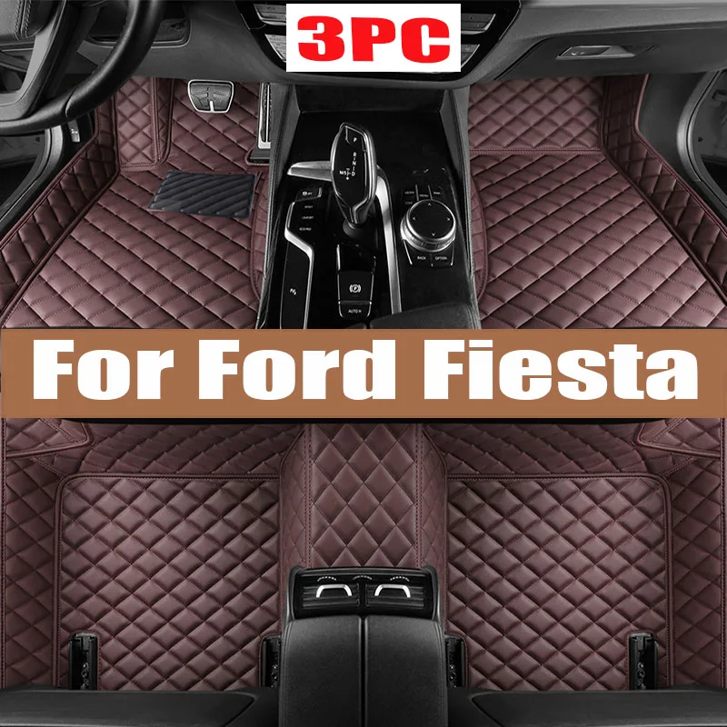 

Car Floor Mats For Ford Fiesta 2009-2017 DropShipping Center Auto Interior Accessories Leather Carpets Rugs Foot Pads