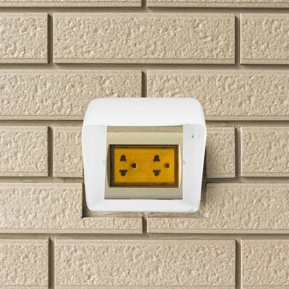 

2Pcs Waterproof Ev Charging Station Cover Outdoor Protective Rainproof Electrical Outlet Socket Protector for Community Use
