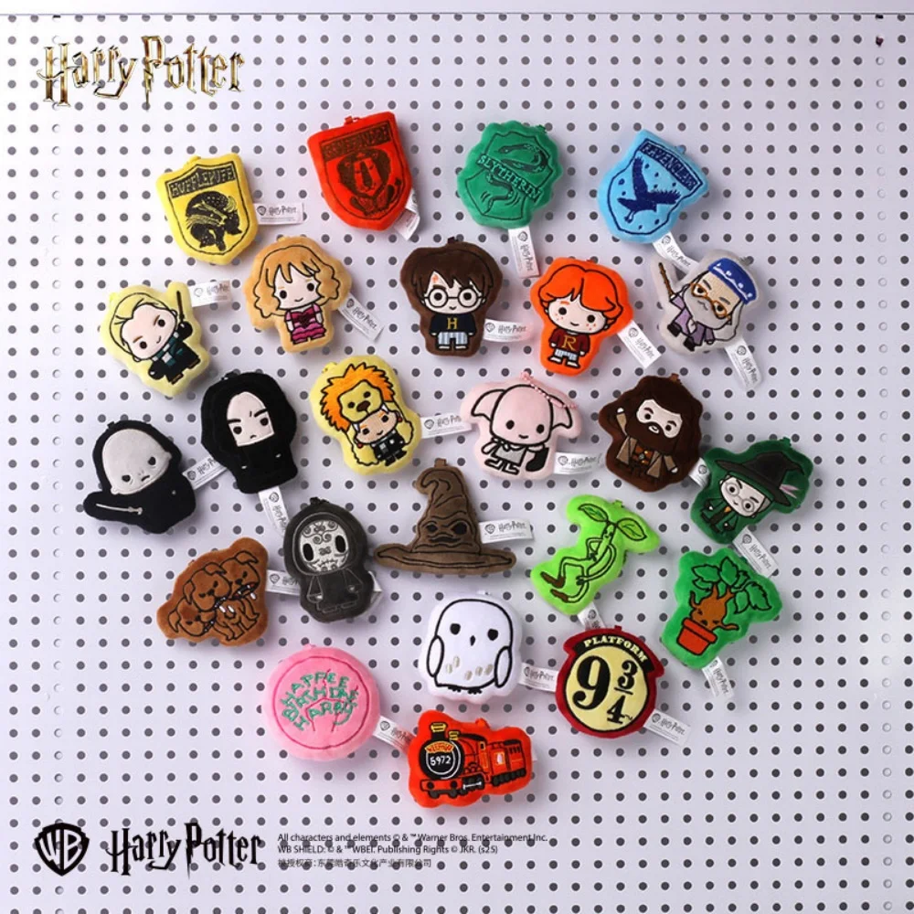 

Genuine Harry Potter Plush Keychain Mini Toys Ron Hermione Malfoy Dumbledore Cartoon Character Cute Model Christmas Gifts