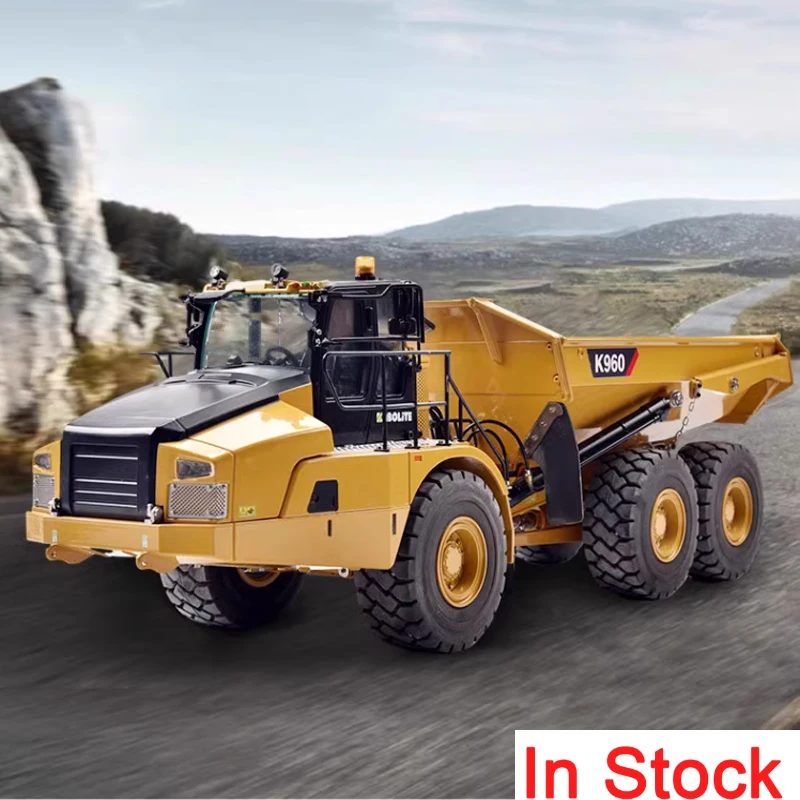 Carbolite K960 1/18 Hydraulic Articulated Dump Truck Model Metal Remote Control Car Model Toy