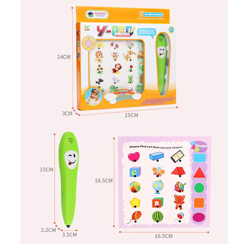 YS2607A Parent enfants Interaction apprentissage stylo Vocal intelligent jouet cadeaux avec cartes