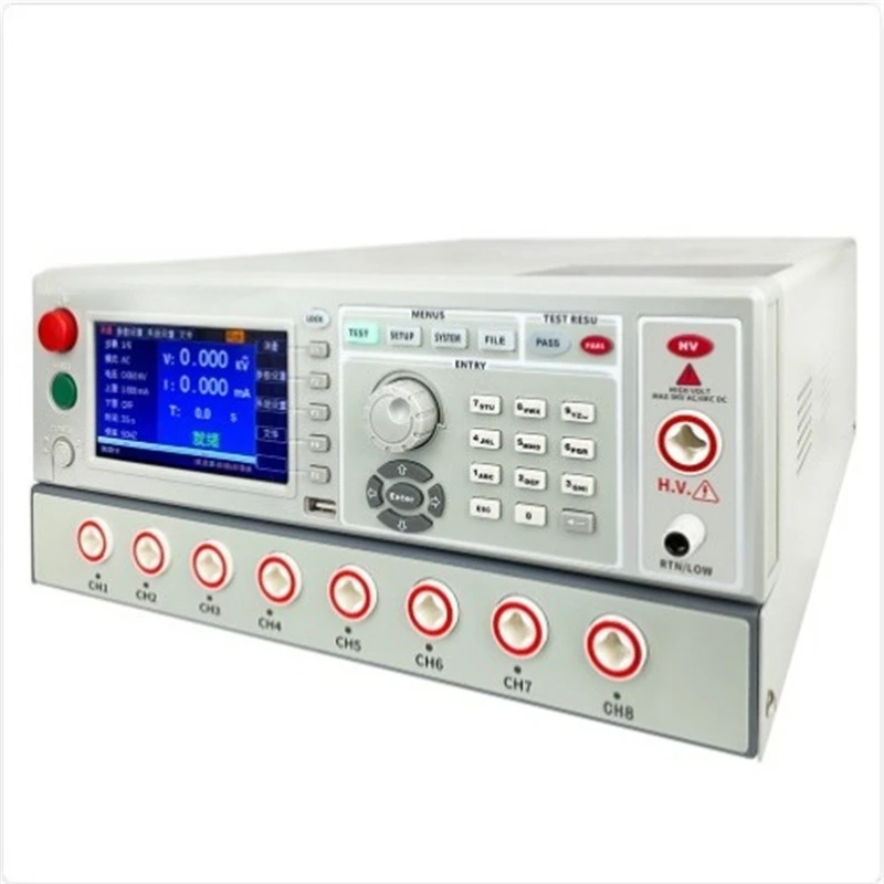 

Тестер выдерживаемого напряжения изоляции Прибор для измерения безопасности с многоканальным интерфейсом