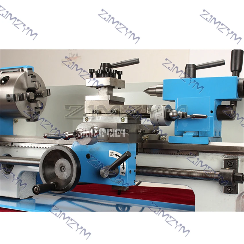 CQ0618A Horizontal Metal Milling Lathe Mini Lathe High-quality Bench Lathe Machine Household Variable Speed Metal Lathe 220V