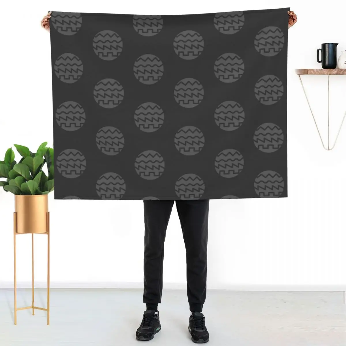 Synthesizer Waveforms Throw Blanket Beach sofa bed Summer Personalized Gift Stuffeds Summer Beddings Blankets