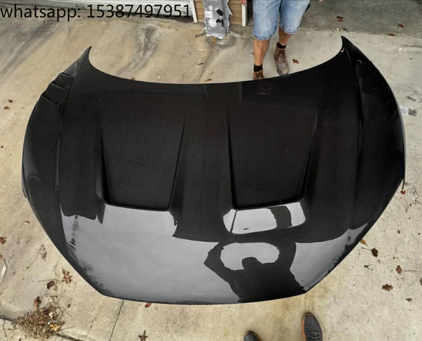 For Dry Carbon Fiber Double Side Carbon High Quality Pak Style Bonnet for Audi R8 2016-2025 YEAR